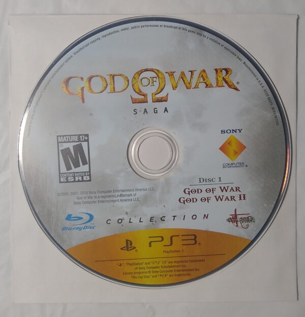 God of War Saga (Disc 1 Only)
